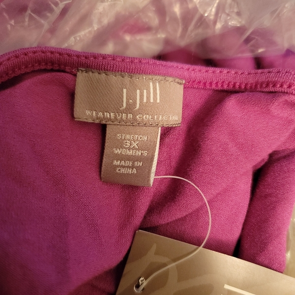 J. Jill Pure Jill Dress and Jacket Set Berry Pink Woman's Plus 3X NWT DH388 - Picture 13 of 16